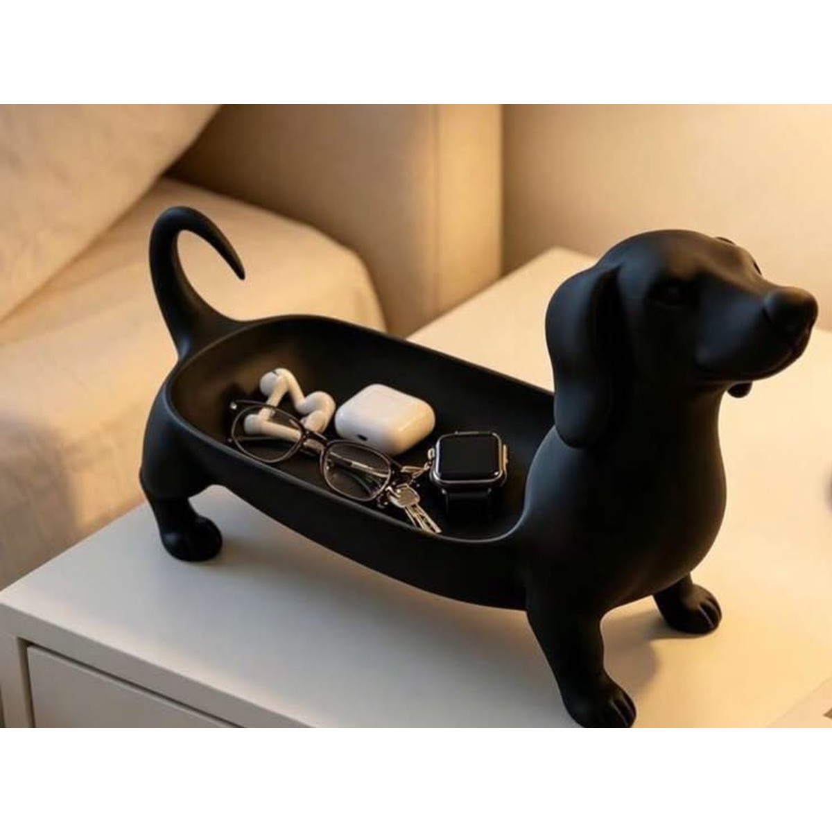 Bandeja Organizadora em Formato de Cachorro Dachshund
