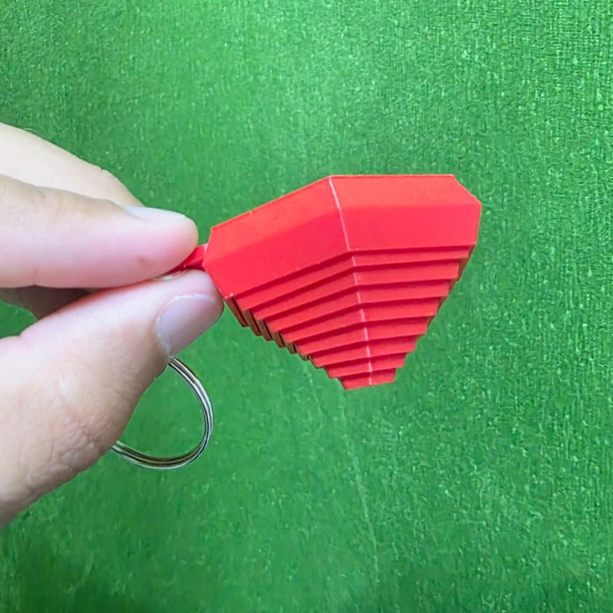 Brinquedo Fidget Hexagonal com Chaveiro - Imagem 2