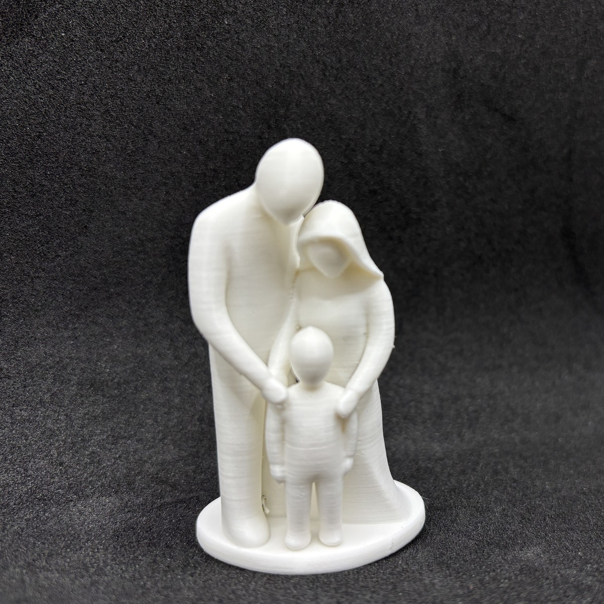 Escultura de Família Minimalista - Presente Cheio de Sentimento para o Dia das Mães - Imagem 3