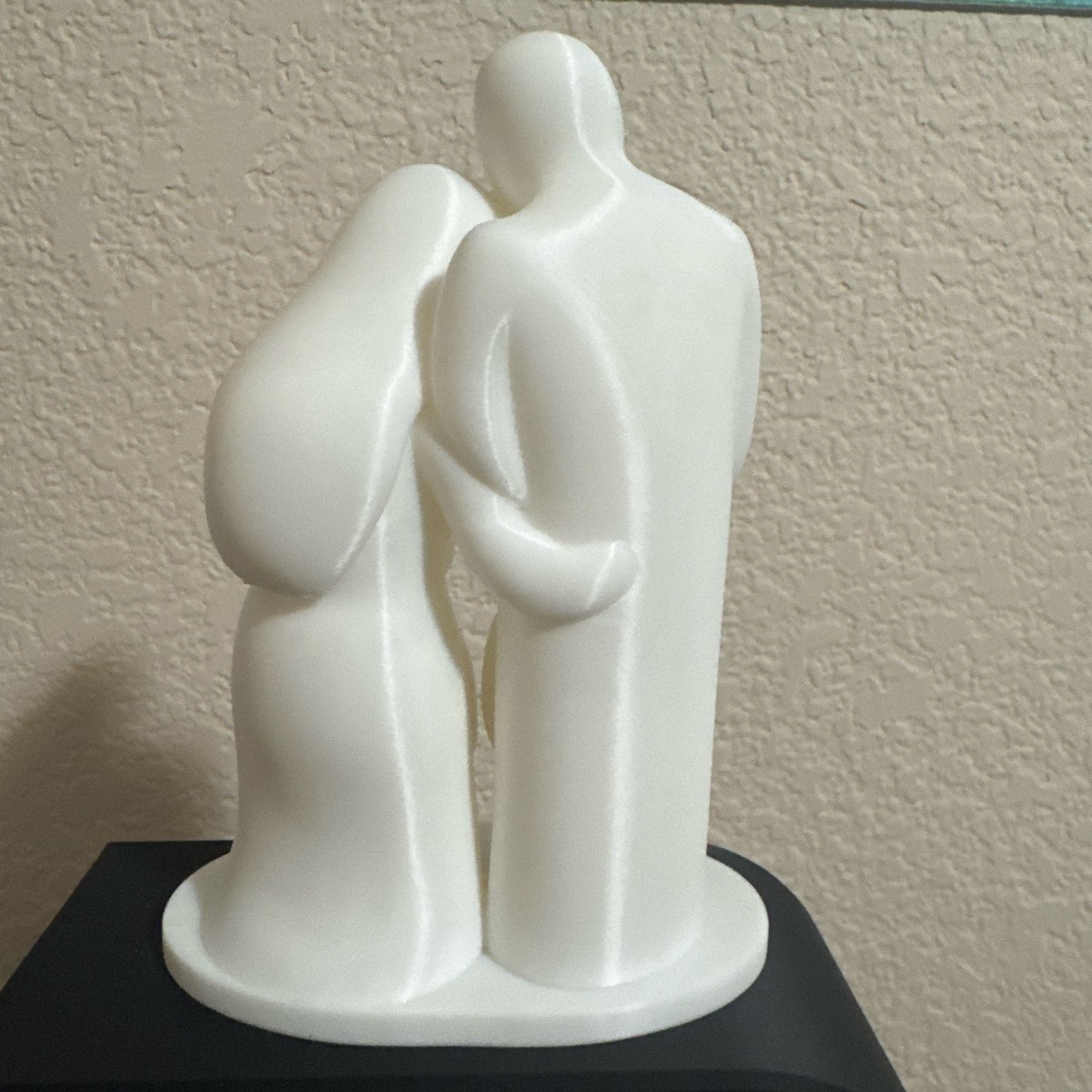 Escultura de Família Minimalista - Presente Cheio de Sentimento para o Dia das Mães - Imagem 6