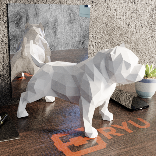 Estátua American Bully