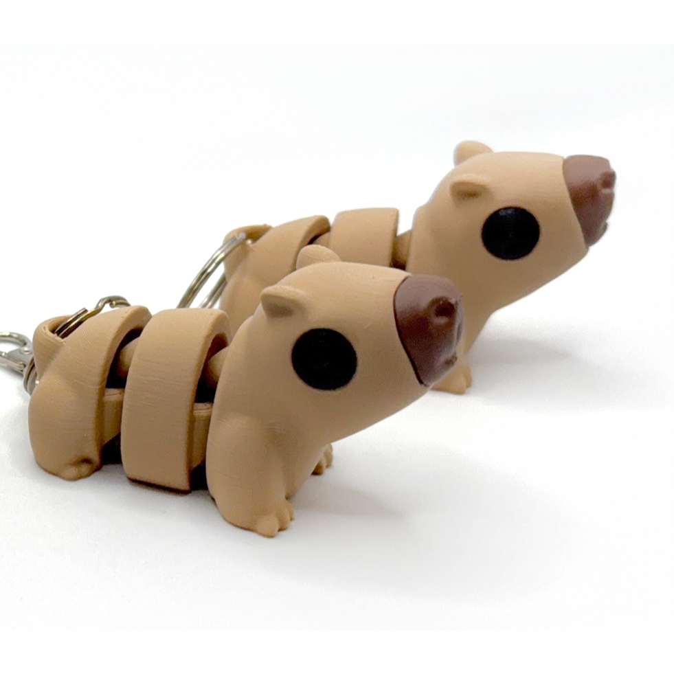 Chaveiro Capivara Articulado - Imagem 3