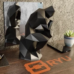 Estátua do Pensador — Cor Cinza, Tamanho Médio 15 cm