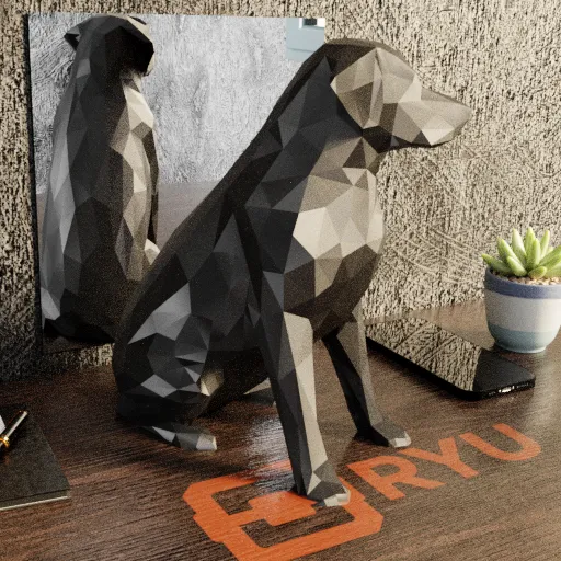Estátua Labrador