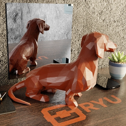 Estátua Dachshund