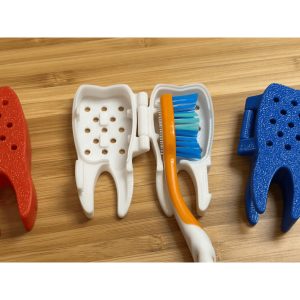 Case Protetor de Escova de Dente — Cor Amarelo