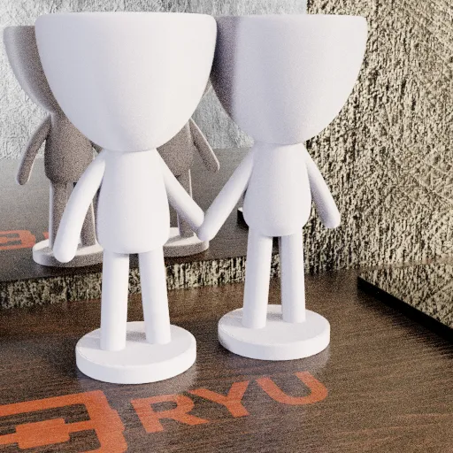 Conjunto Vaso Bob Casal - Imagem 3