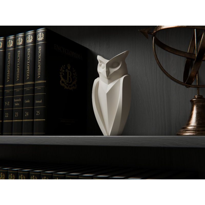 Escultura Coruja Minimalista