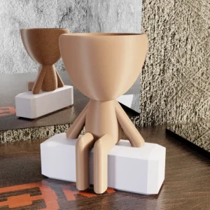Vaso Bob Sentado Na Beira