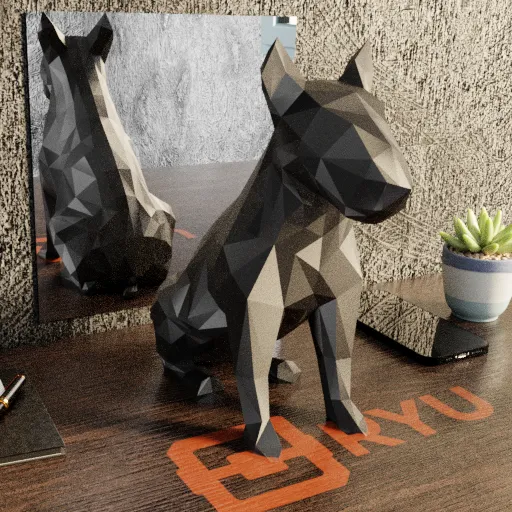 Estátua Bull Terrier - Imagem 5