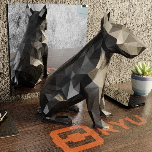 Estátua Bull Terrier - Imagem 6