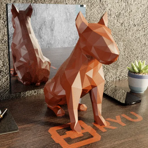 Estátua Bull Terrier - Imagem 7