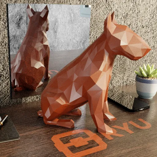 Estátua Bull Terrier - Imagem 8