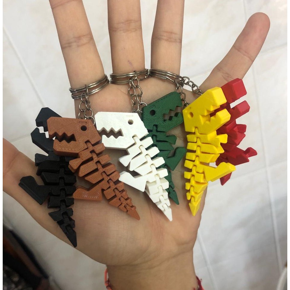 Chaveiro Dinossauro Articulado - Imagem 2