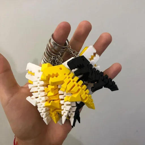 Chaveiro Dinossauro Articulado - Imagem 3