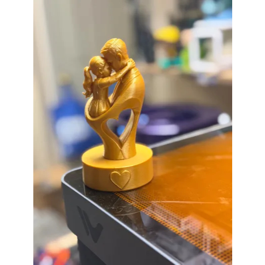 Escultura Decorativa Pai e Filho Presente Dia dos Pais - Imagem 5