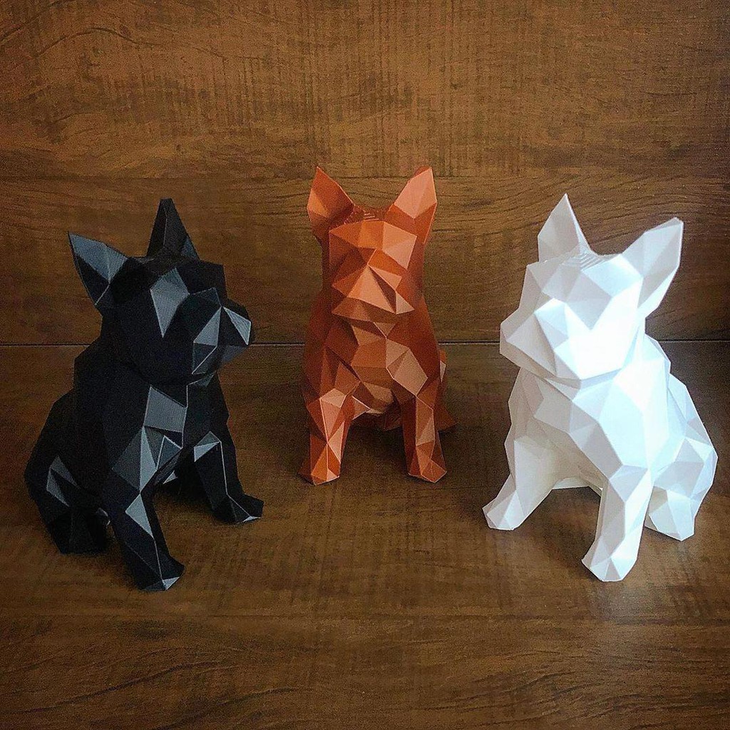 Estátua Bulldog Francês